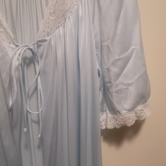 Intimates & Sleepwear Vintage Baby Blue House Coat Robe Poshmark